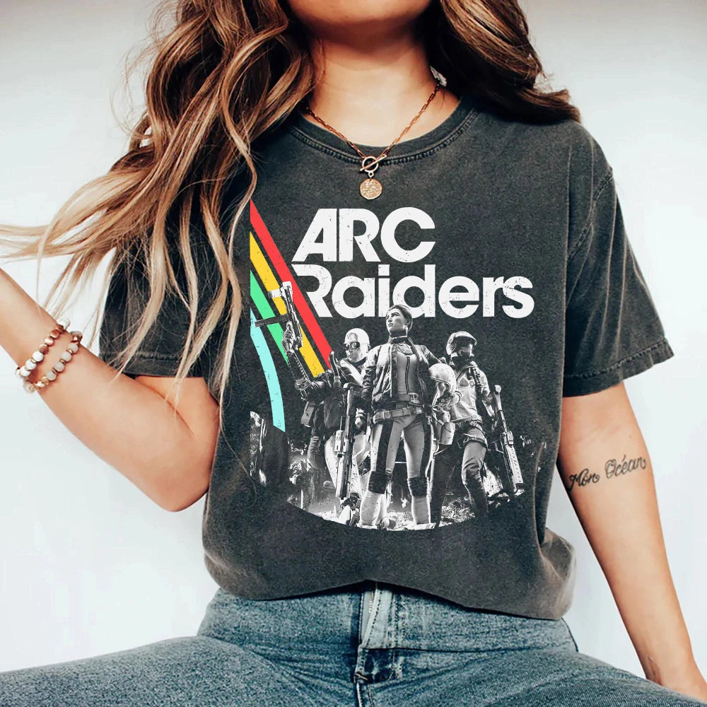 Arc Raiders Shirt Video Game Tee 55ds Graphic Clothing Graphic Short Sleeve Shirt Unisex Men Women All-Season